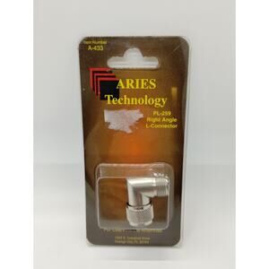 Aries Technology PL-259 Right Angle L- Connector for CBs and CB Antennas